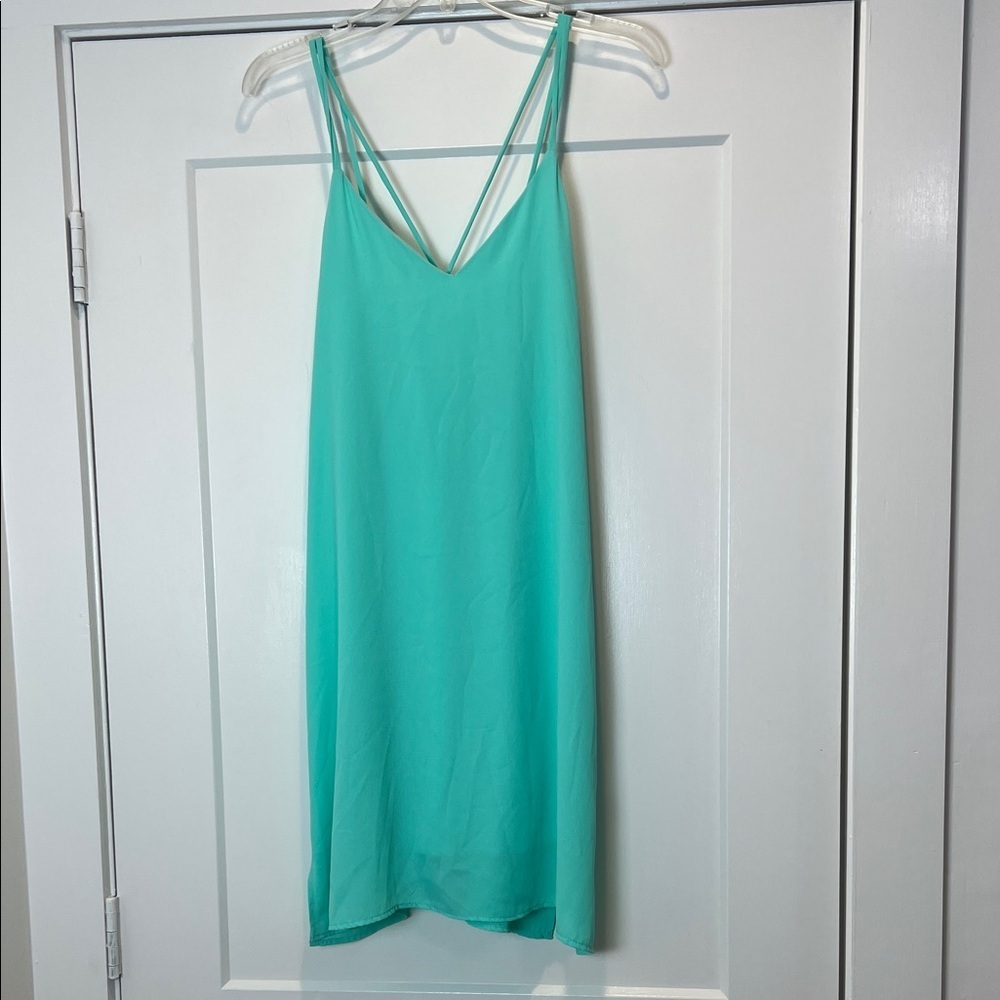 Everly Mint Green Spaghetti Strap slip Dress size small. - Picture 2 of 9